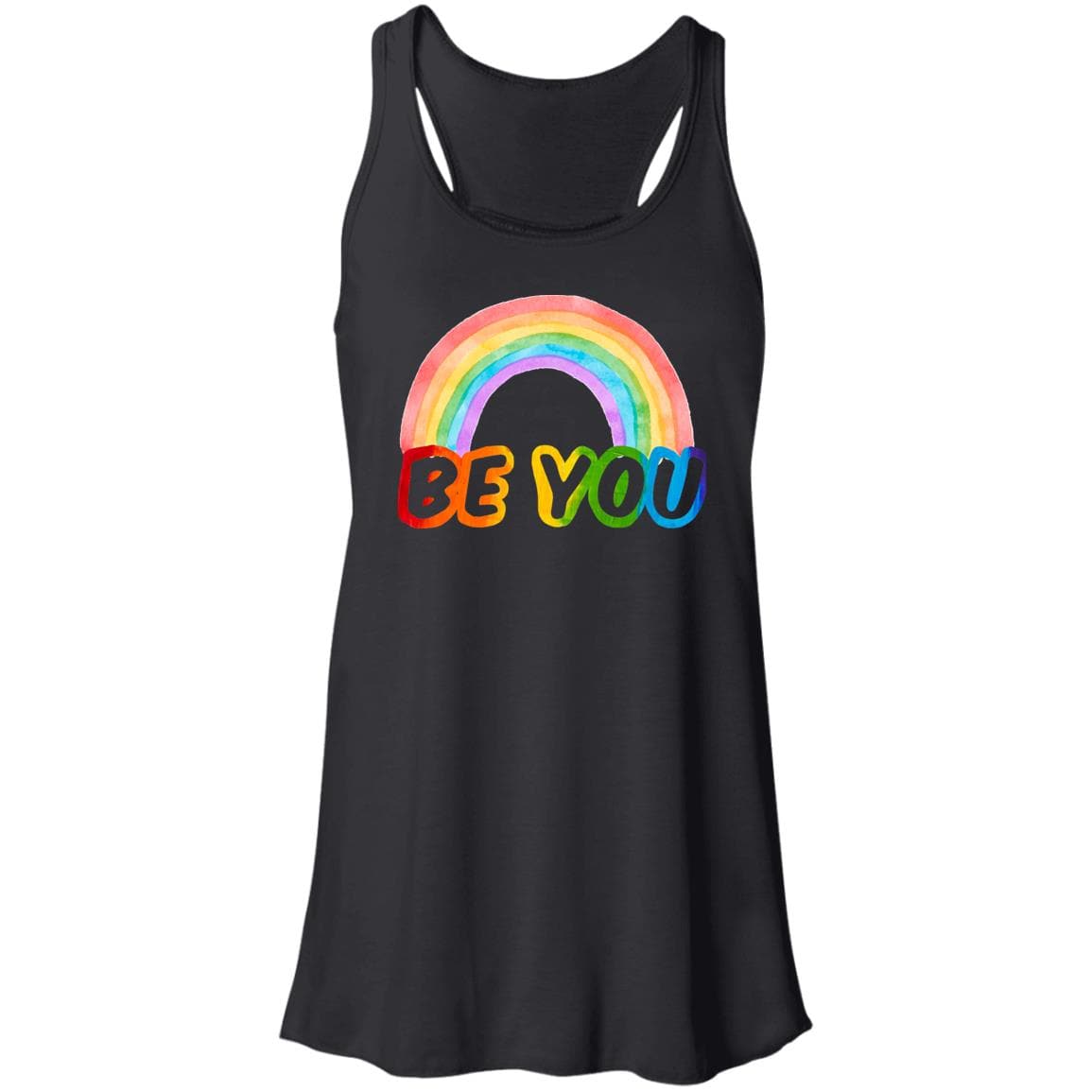 Be You Vibrant Rainbow Pride T shirt & Hoodie - PrideBooth