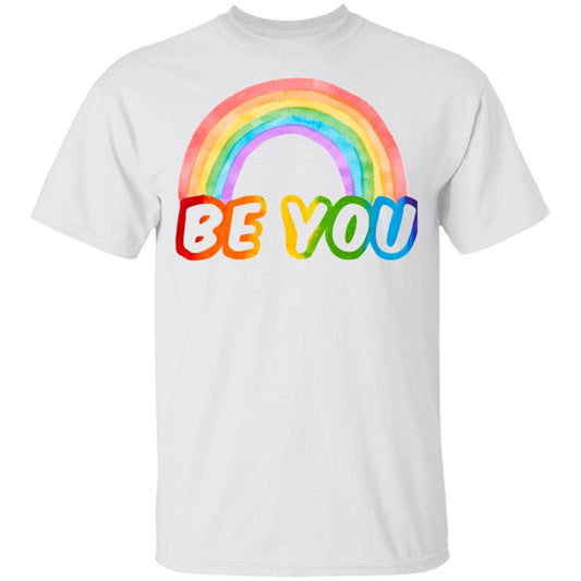 Be You Vibrant Rainbow Pride T shirt & Hoodie - PrideBooth