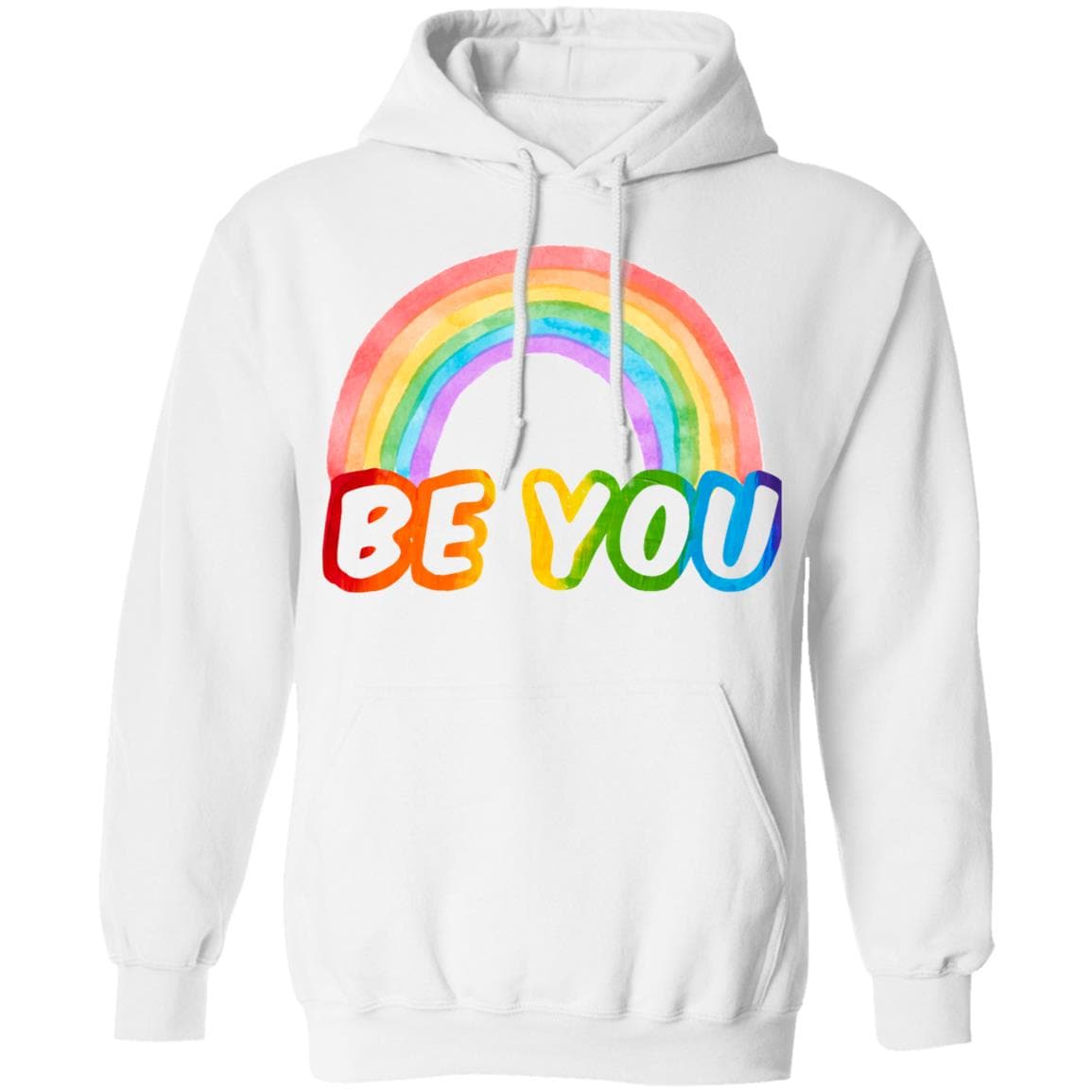 Be You Vibrant Rainbow Pride T shirt & Hoodie - PrideBooth