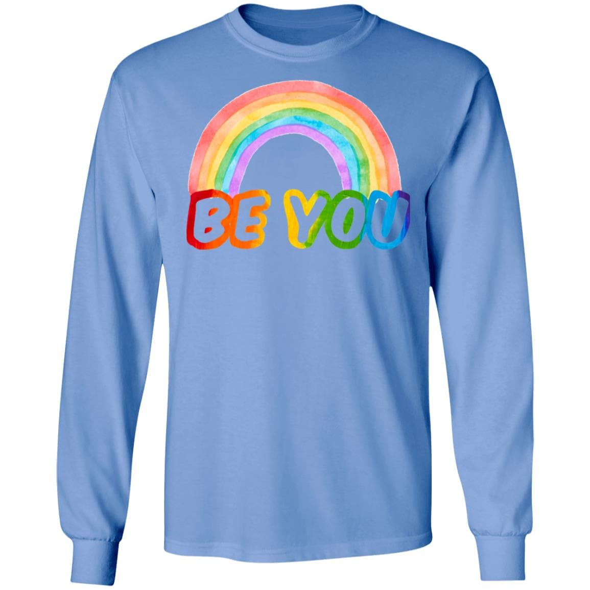 Be You Vibrant Rainbow Pride T shirt & Hoodie - PrideBooth