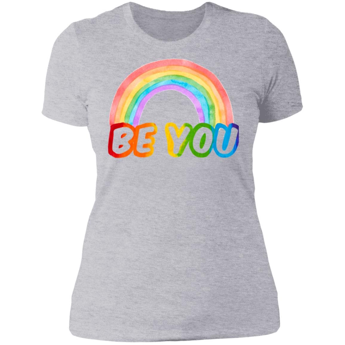 Be You Vibrant Rainbow Pride T shirt & Hoodie - PrideBooth