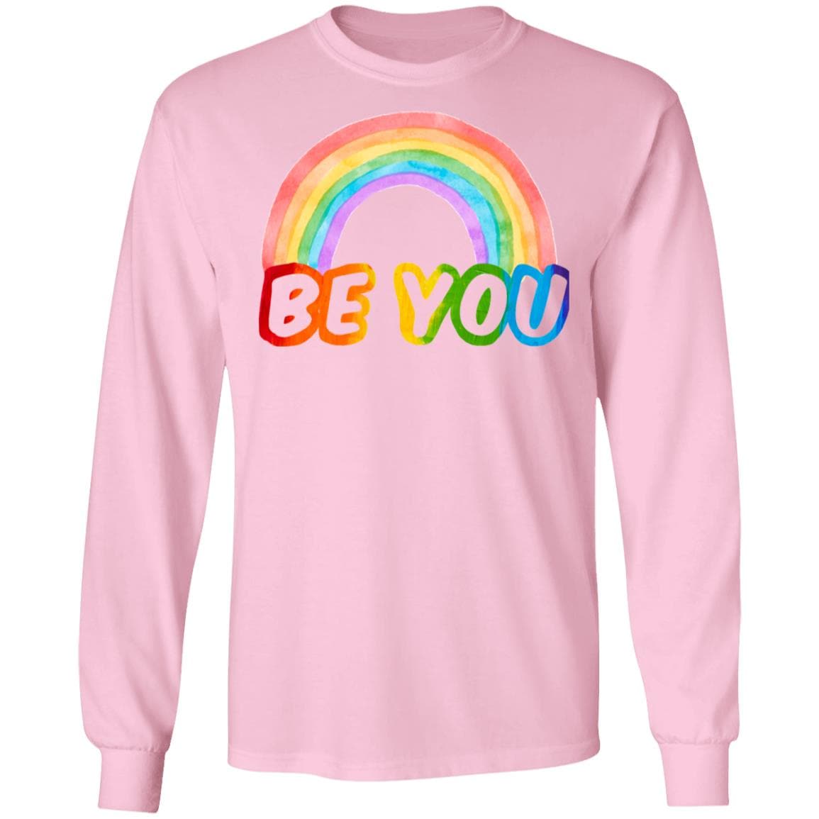 Be You Vibrant Rainbow Pride T shirt & Hoodie - PrideBooth