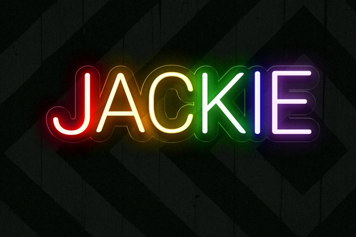 Custom Rainbow Name Neon Sign - Unique & Meaningful Gift - PrideBooth
