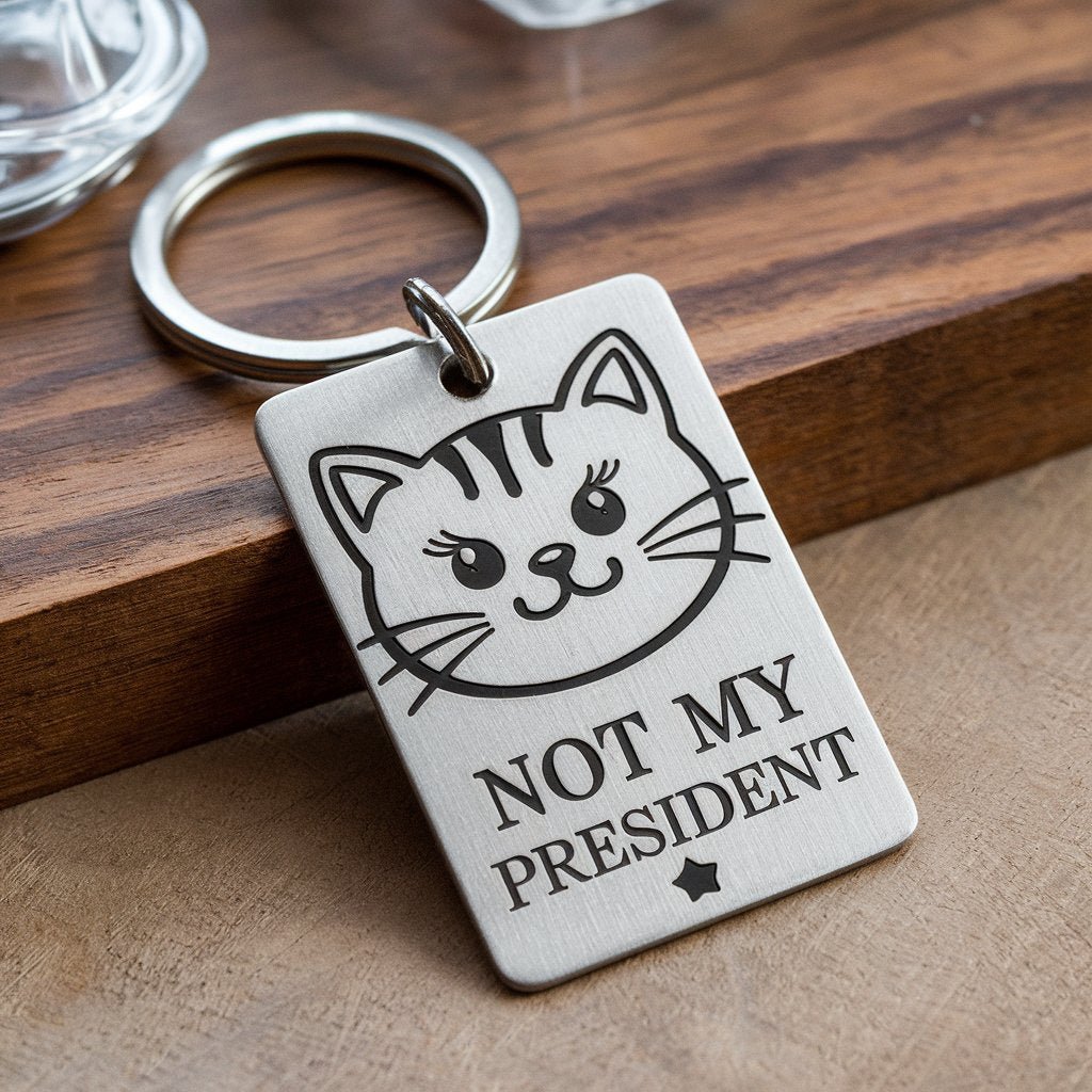 Cute Cat & Dog Not My Keychain - PrideBooth