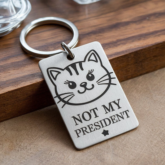 Cute Cat & Dog Not My Keychain - PrideBooth