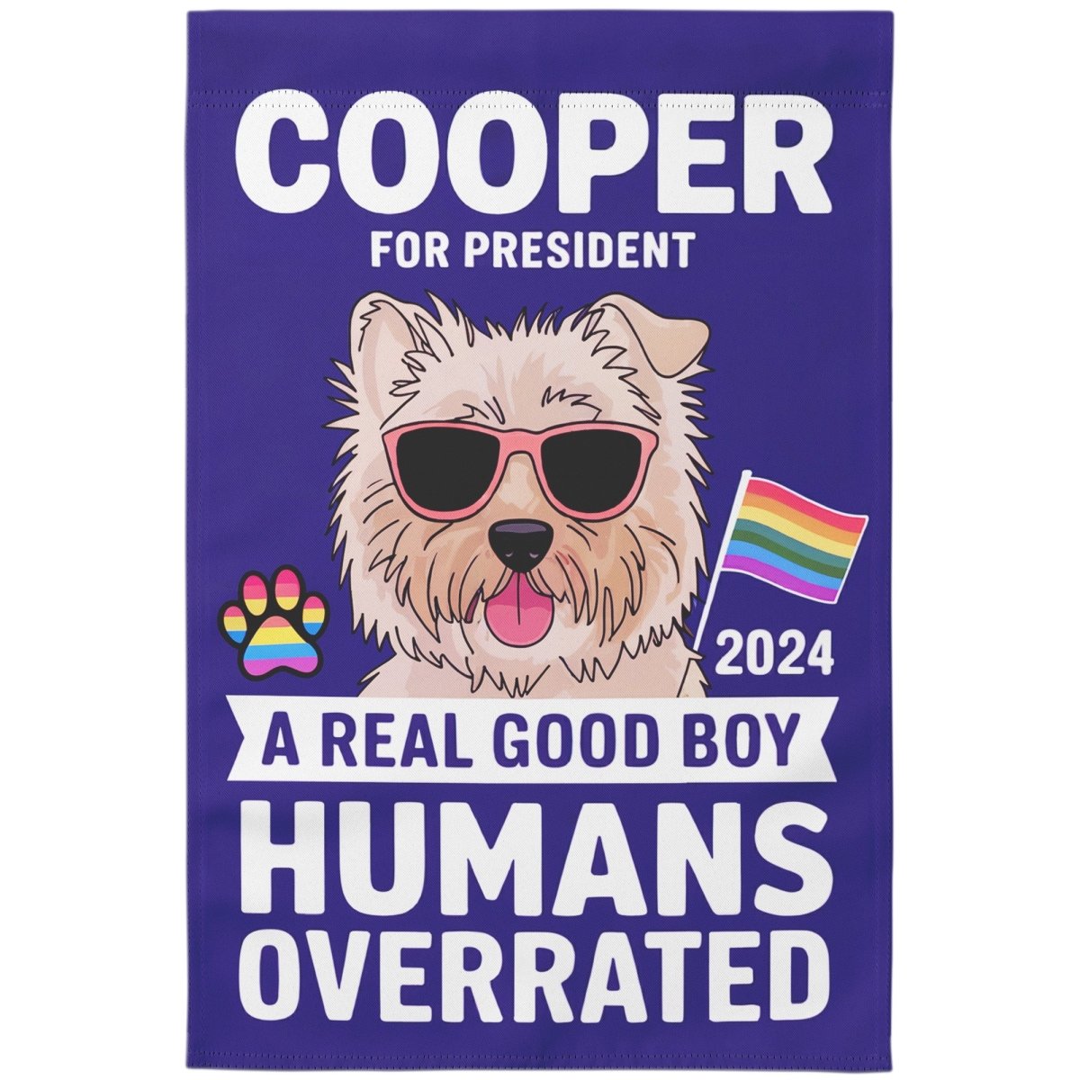 Funny Custom Garden Flag - PrideBooth