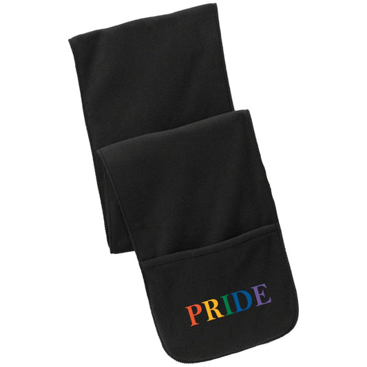 Gay Pride Fleece Scarf - PrideBooth