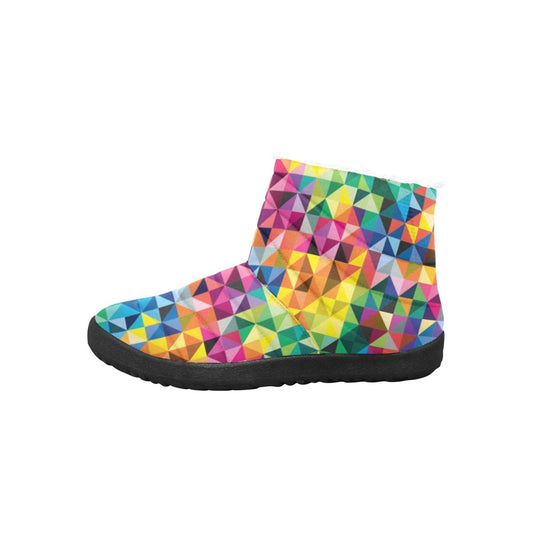 Gay Pride Vibrant Sneakers and Casual Shoes Design Women's Cotton-Padded Shoes - PrideBooth