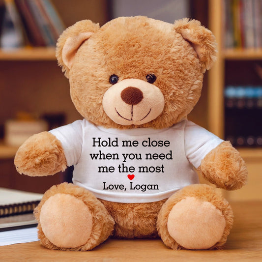 Hold me close when you need me the most - Custom Bear Christmas Gift - PrideBooth