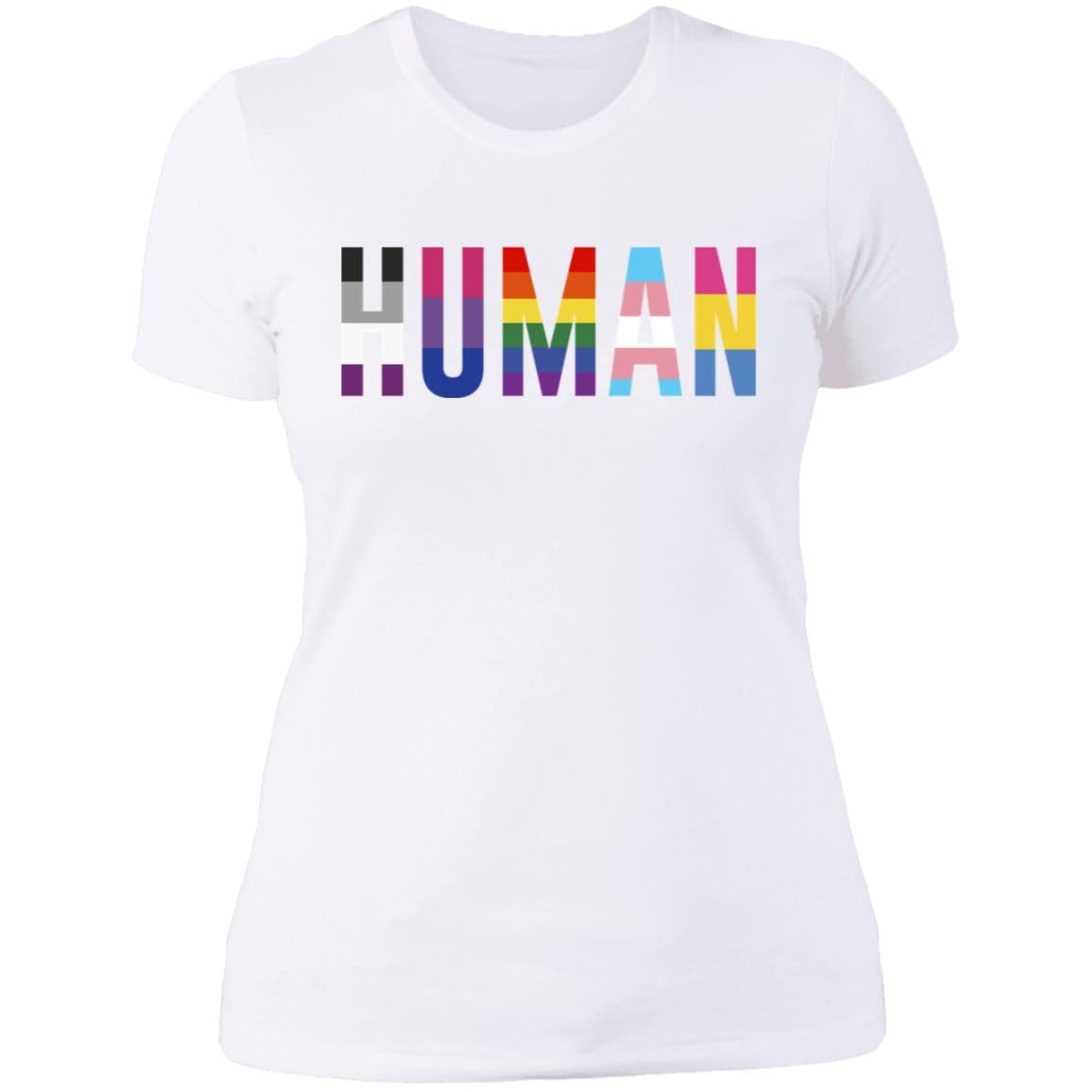 Human T Shirt, Hoodie, V-Neck Ladies Shirt - PrideBooth