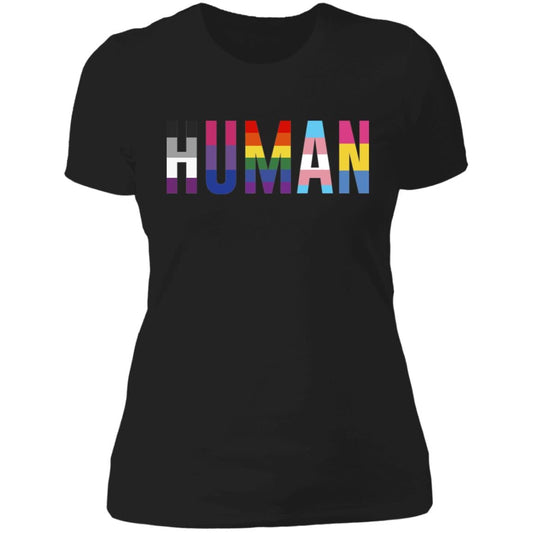 Human T Shirt, Hoodie, V-Neck Ladies Shirt - PrideBooth