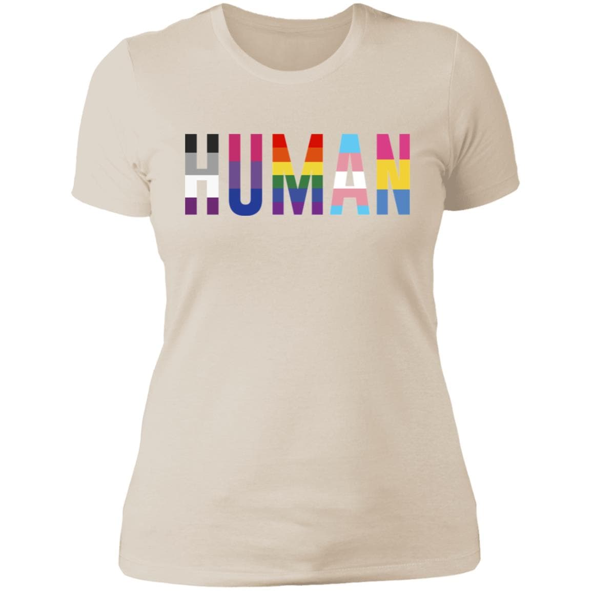Human T Shirt, Hoodie, V-Neck Ladies Shirt - PrideBooth
