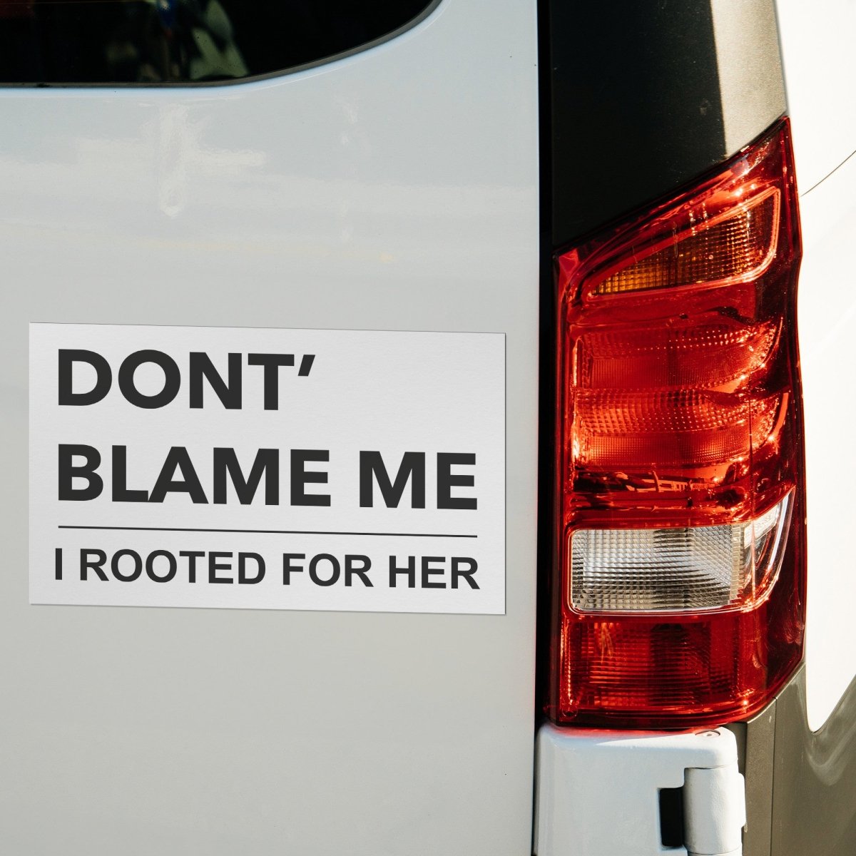I Rooted For Her - Car & Refrigerator Magnet - PrideBooth