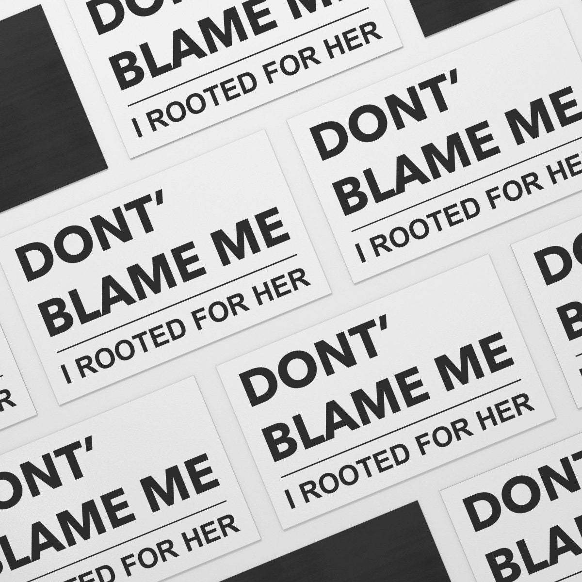 I Rooted For Her - Car & Refrigerator Magnet - PrideBooth