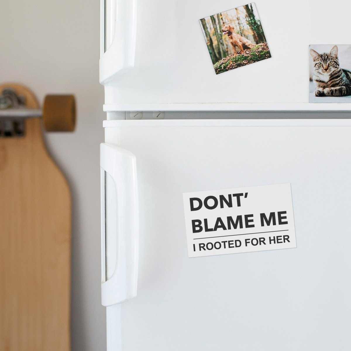 I Rooted For Her - Car & Refrigerator Magnet - PrideBooth