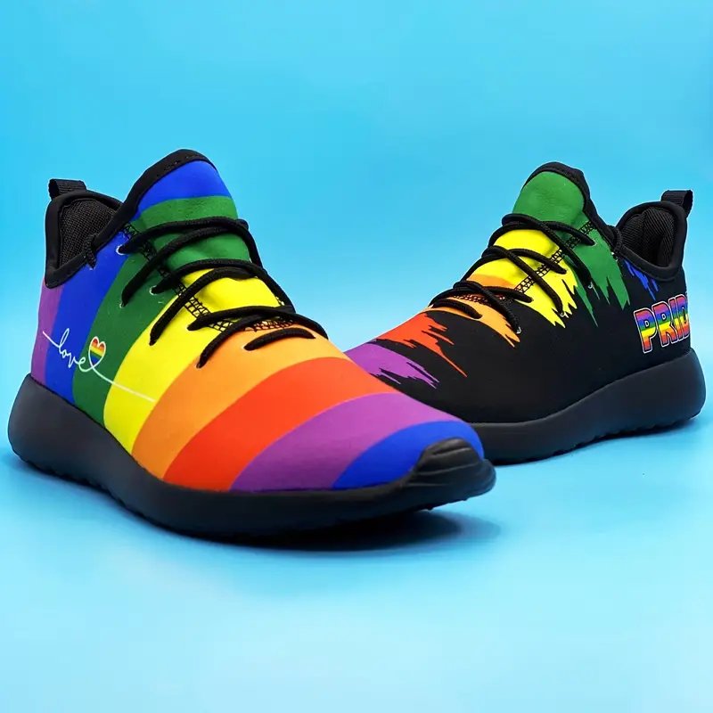 LGBT Pride Men's Love Pride Sneakers - PrideBooth