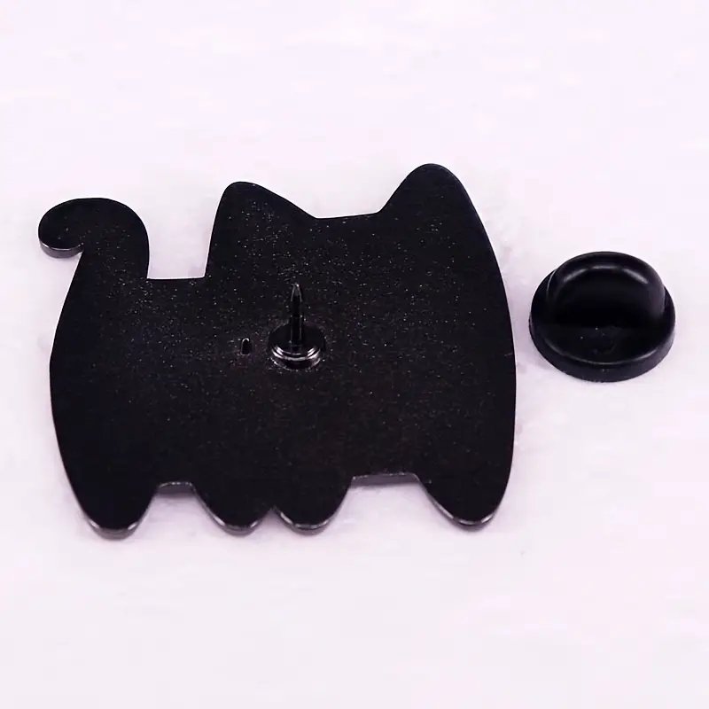 LGBTQ Pride Enamel Pin - Rainbow Cat Brooch - PrideBooth