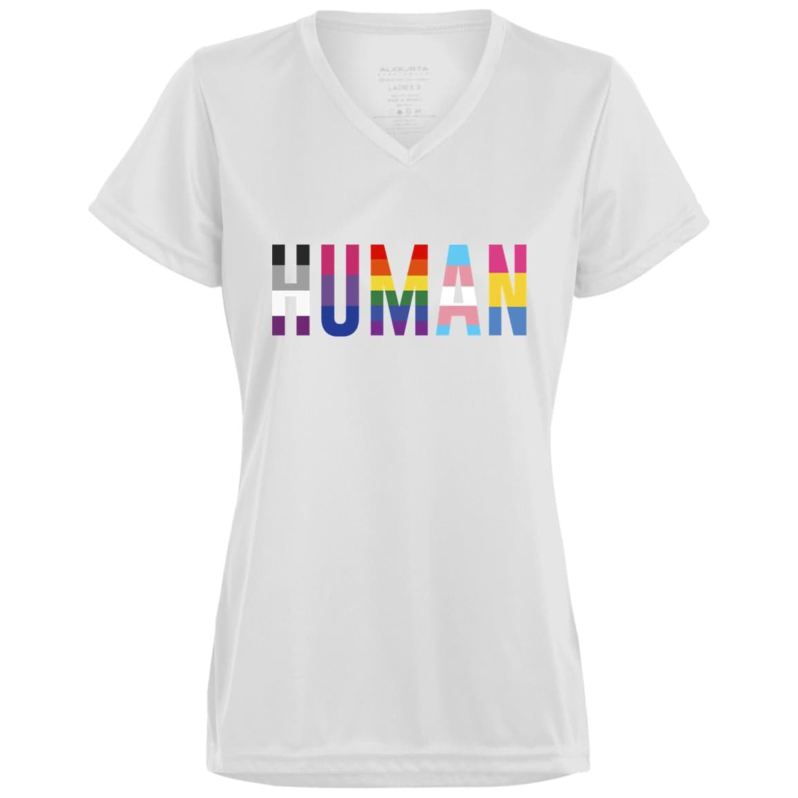Meaningful "HUMAN" LGBT Pride Shirt - PrideBooth