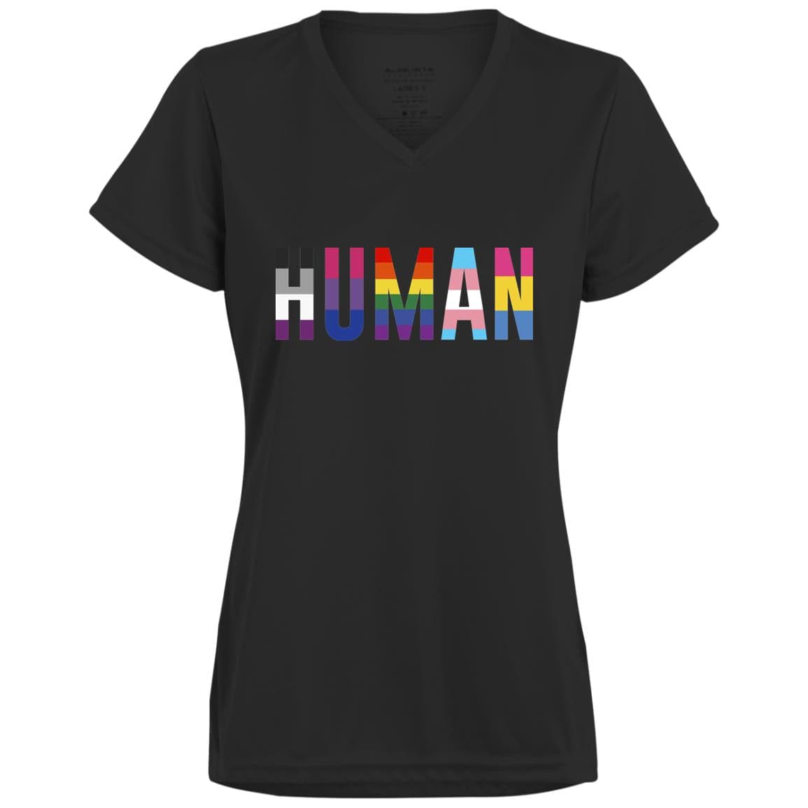 Meaningful "HUMAN" LGBT Pride Shirt - PrideBooth
