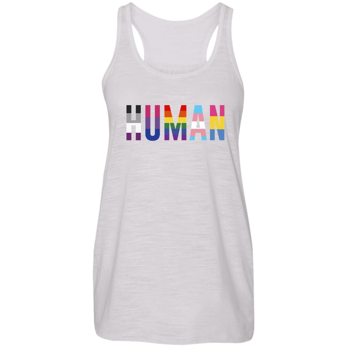 Meaningful "HUMAN" LGBT Pride Shirt - PrideBooth