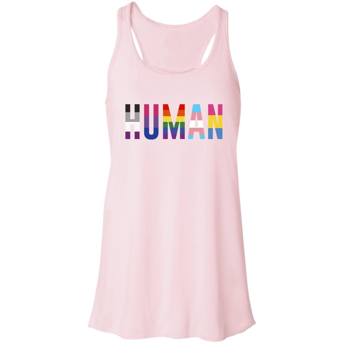 Meaningful "HUMAN" LGBT Pride Shirt - PrideBooth