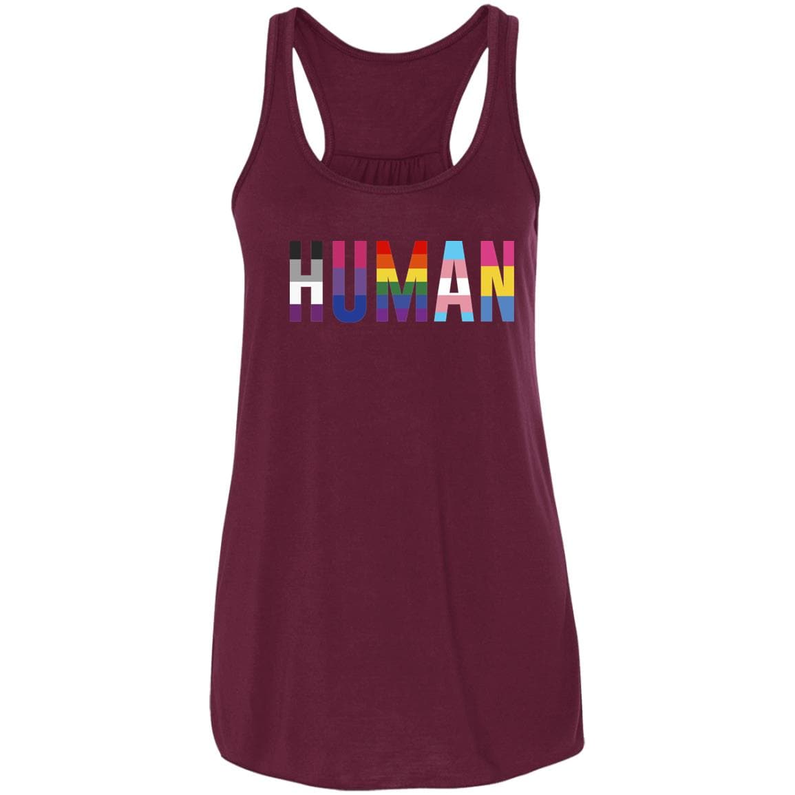 Meaningful "HUMAN" LGBT Pride Shirt - PrideBooth