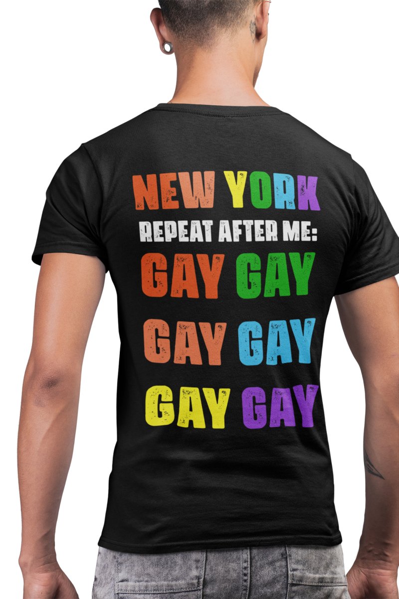 New York Repeat After Me - Pride T Shirt & Hoodie - PrideBooth