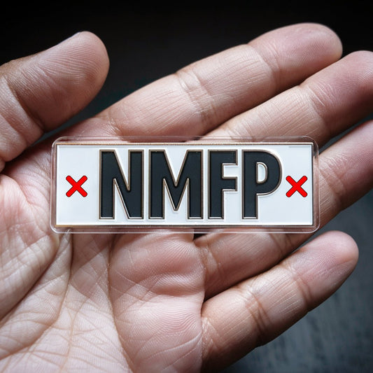 NMFP (Not My F**king President) - Acrylic Pin - PrideBooth