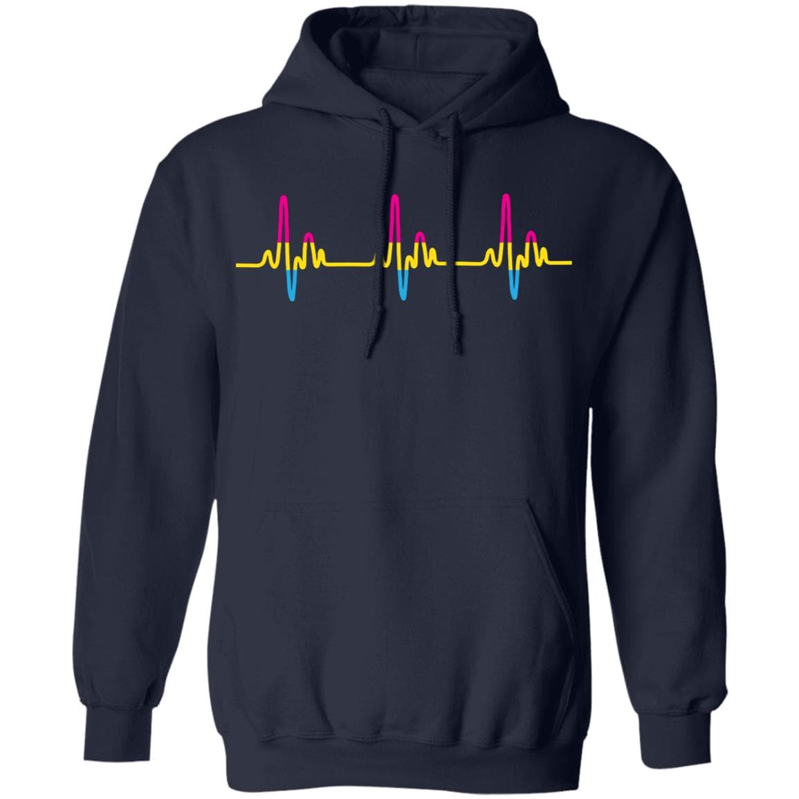 Pansexual Heartbeat Shirt - PrideBooth