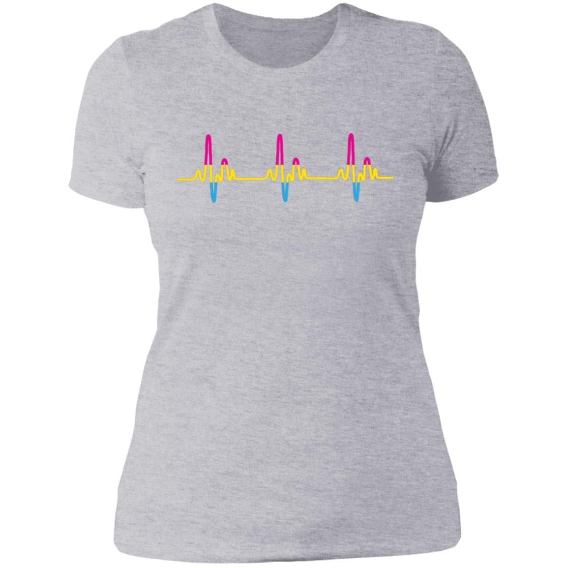Pansexual Heartbeat Shirt - PrideBooth