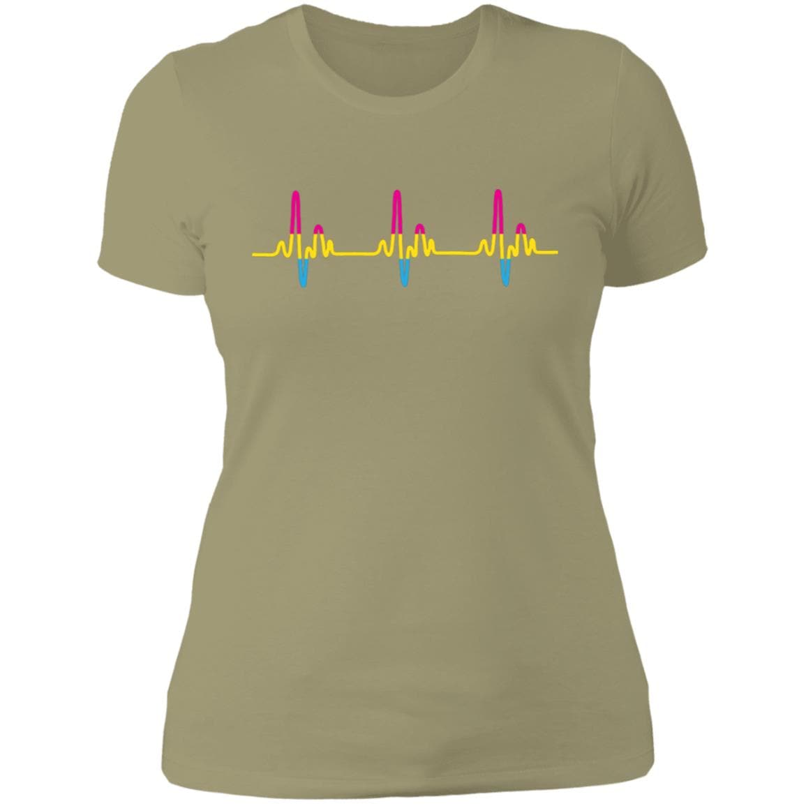 Pansexual Heartbeat Shirt - PrideBooth