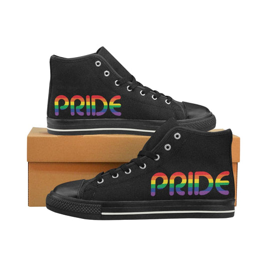 Pride High Top Canvas Shoes for Kids - PrideBooth