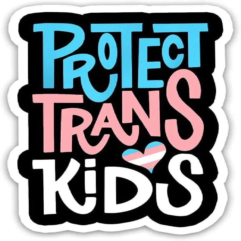 Protect Transgender Children LGBT Pride Stickers - PrideBooth