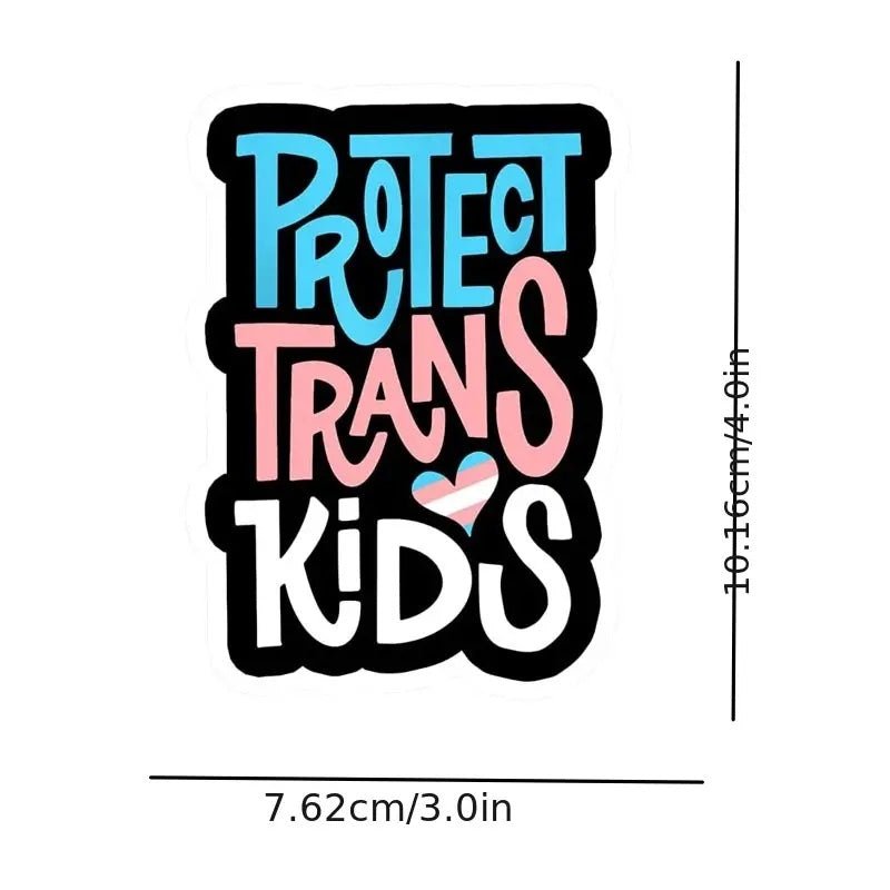 Protect Transgender Children LGBT Pride Stickers - PrideBooth