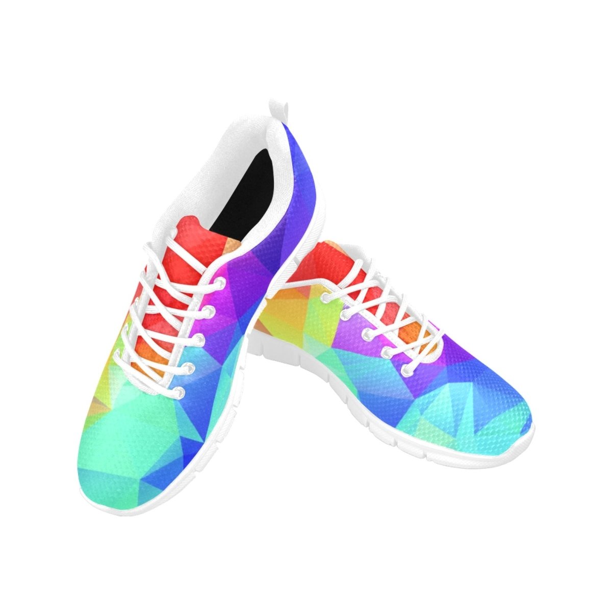 Rainbow Gay Pride Sneakers Men's Breathable Running Shoes - PrideBooth