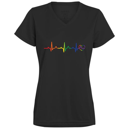 Rainbow Heartbeat Gay Pride T Shirt, Hoodie, Tank - PrideBooth