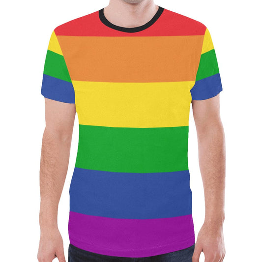 Rainbow Pride Flag All Over Print T-shirt - PrideBooth
