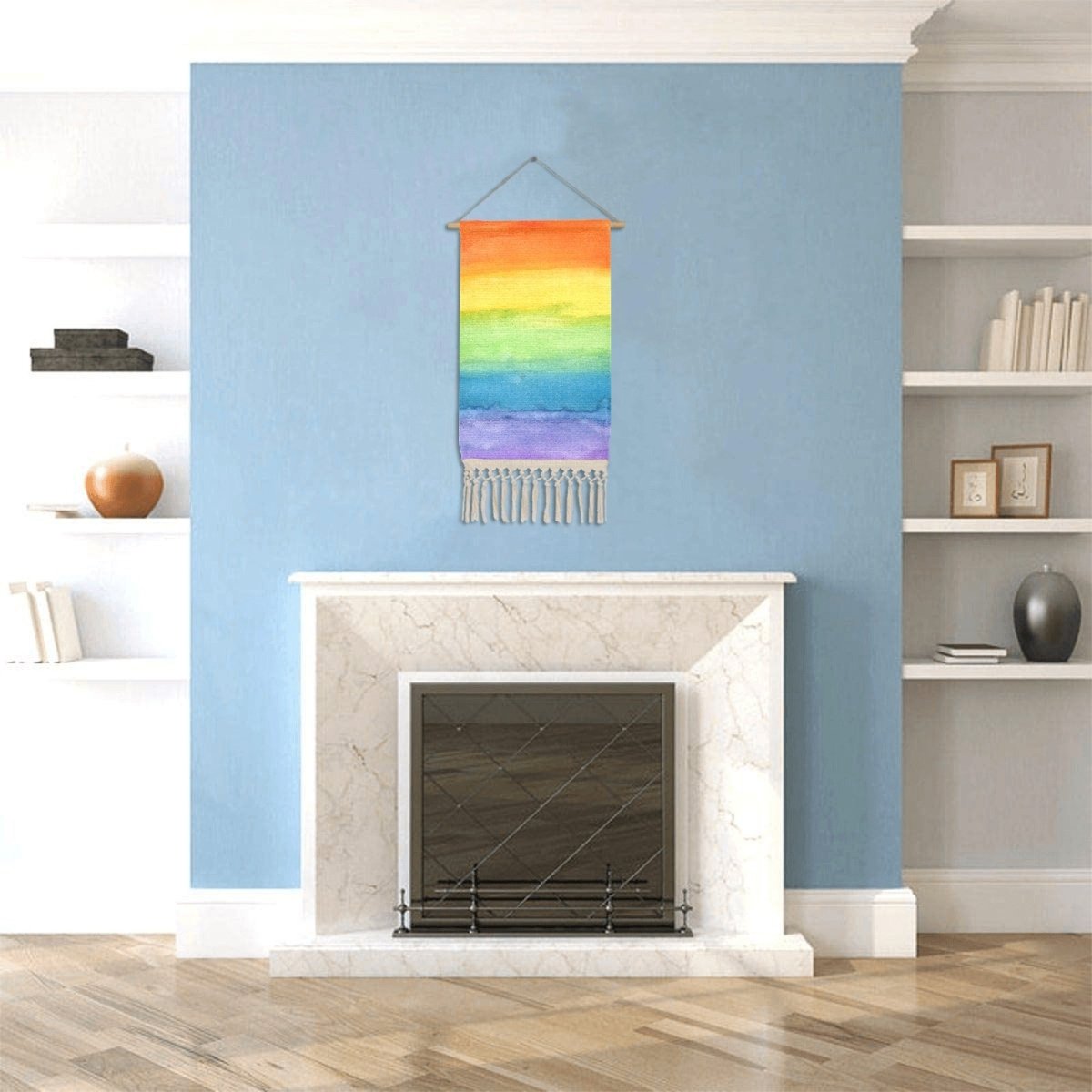 Rainbow Pride Linen Hanging Poster - PrideBooth