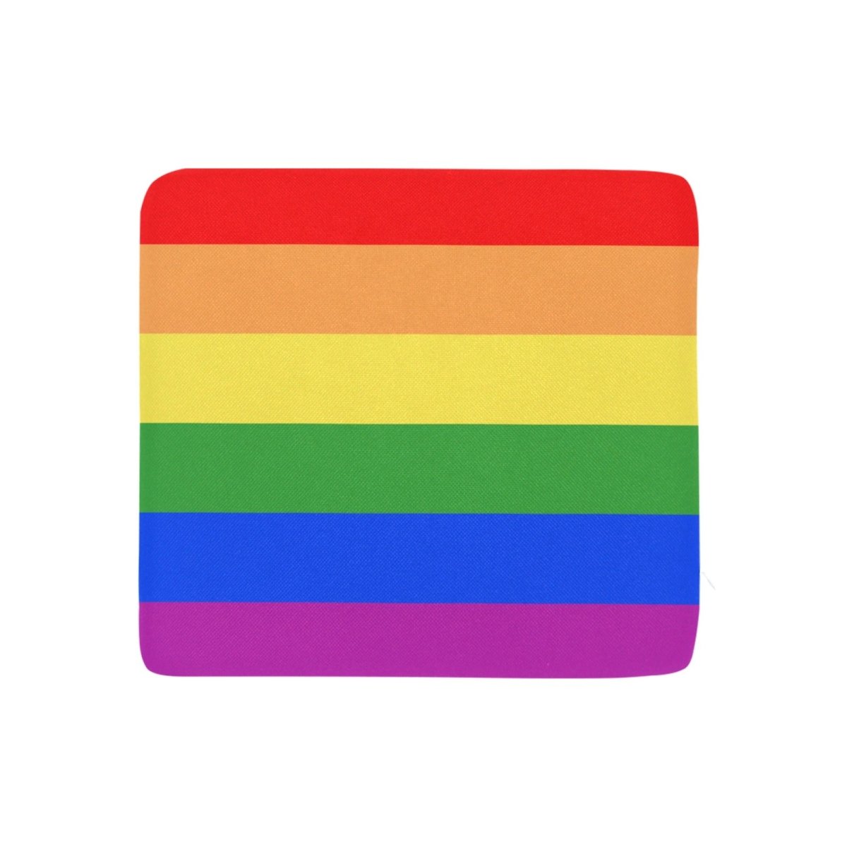 Rainbow Pride Rectangular Seat Cushion - PrideBooth