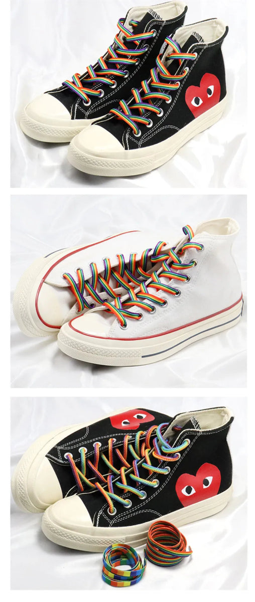 Rainbow Shoelaces 🌈 – Step with Pride - PrideBooth