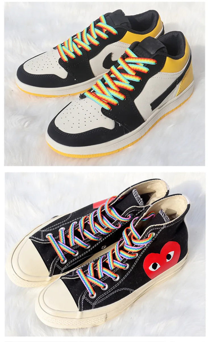 Rainbow Shoelaces 🌈 – Step with Pride - PrideBooth
