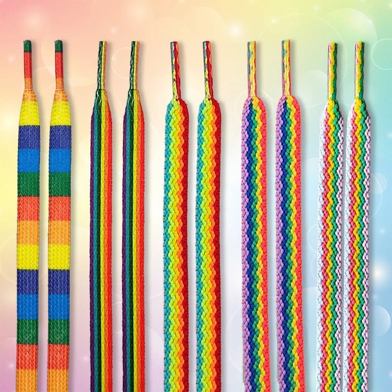 Rainbow Shoelaces 🌈 – Step with Pride - PrideBooth