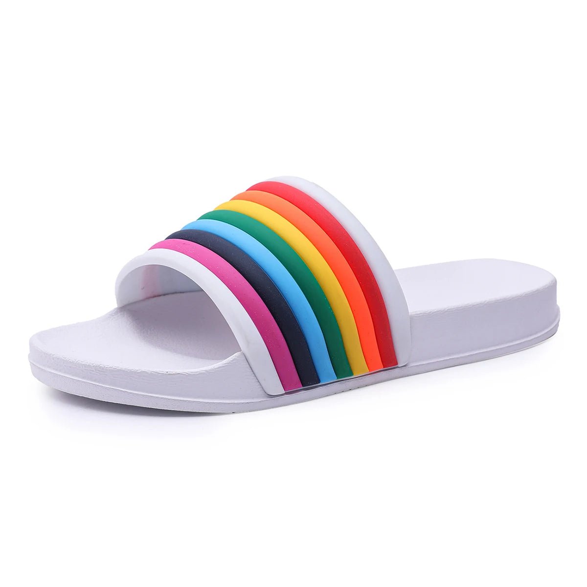 Rainbow Slippers for Women and Men - PrideBooth