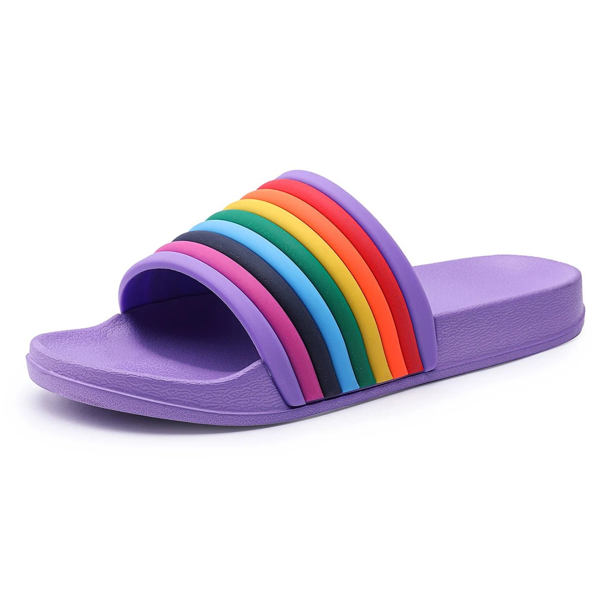 Rainbow Slippers for Women and Men - PrideBooth