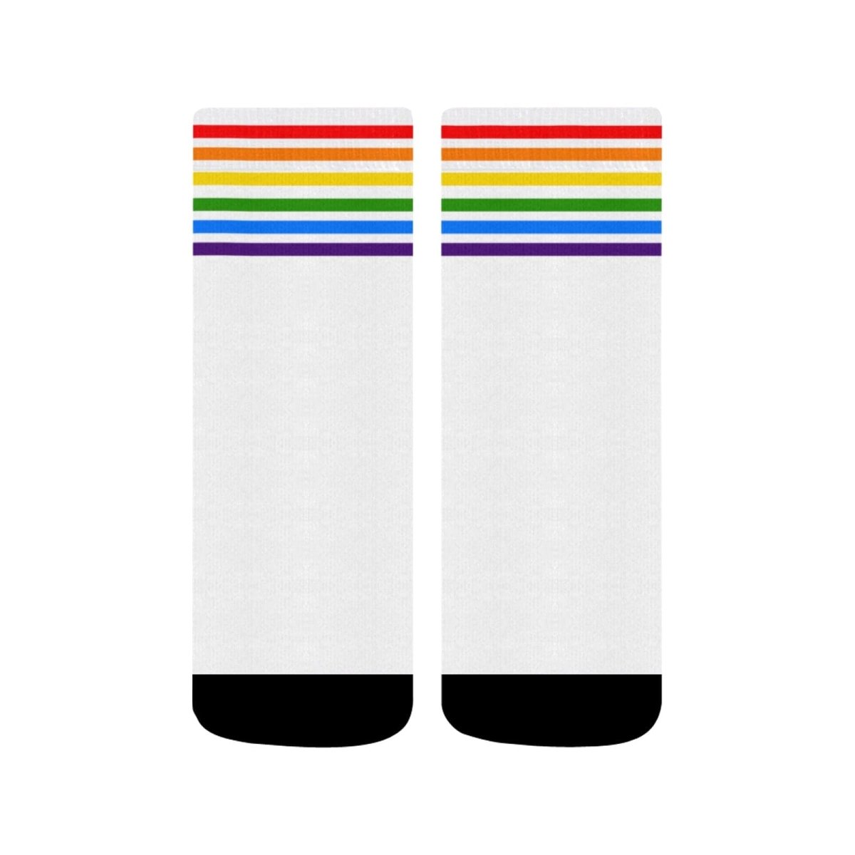 Rainbow Striped Socks - PrideBooth