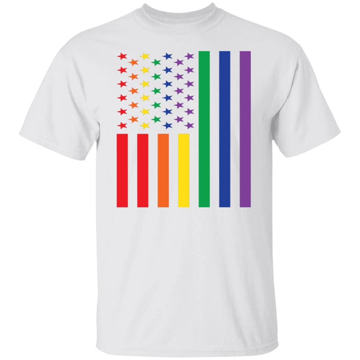 Rainbow USA Flag - PrideBooth
