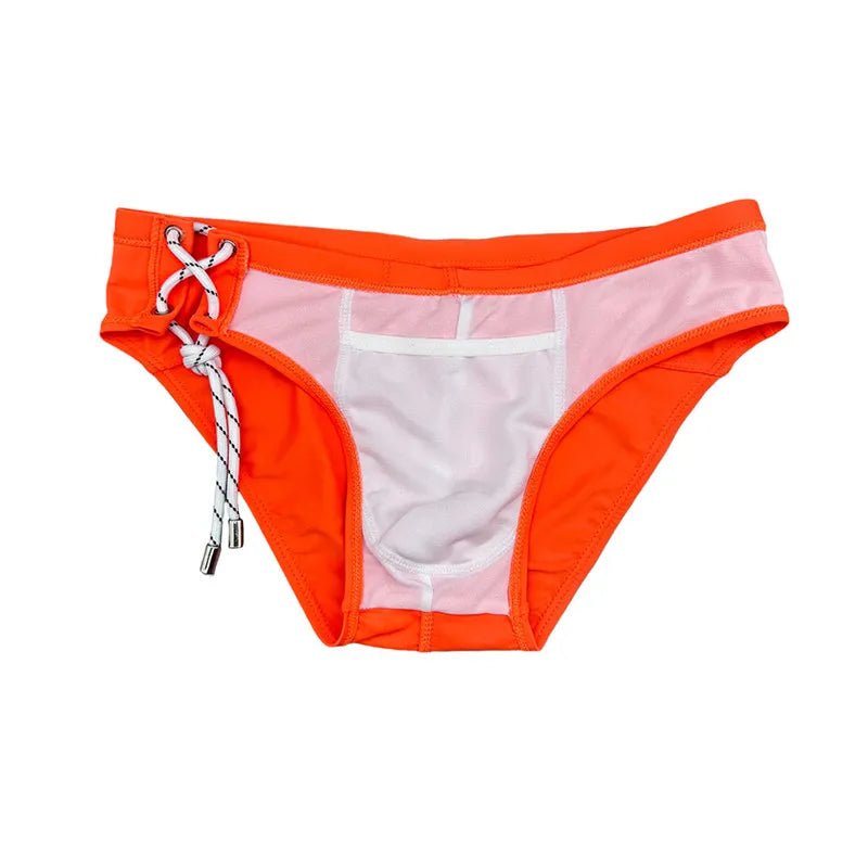 Side Tether Swim Bikini Briefs For Men - PrideBooth
