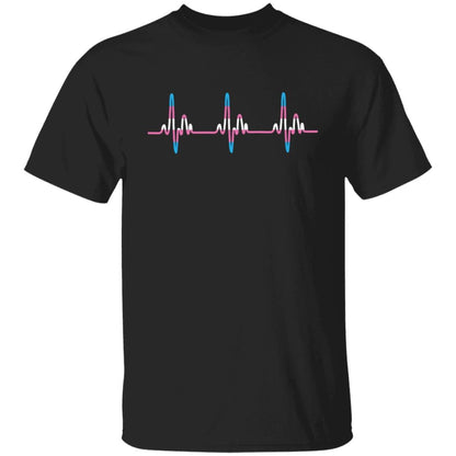 Trans Heartbeat T-Shirt - PrideBooth