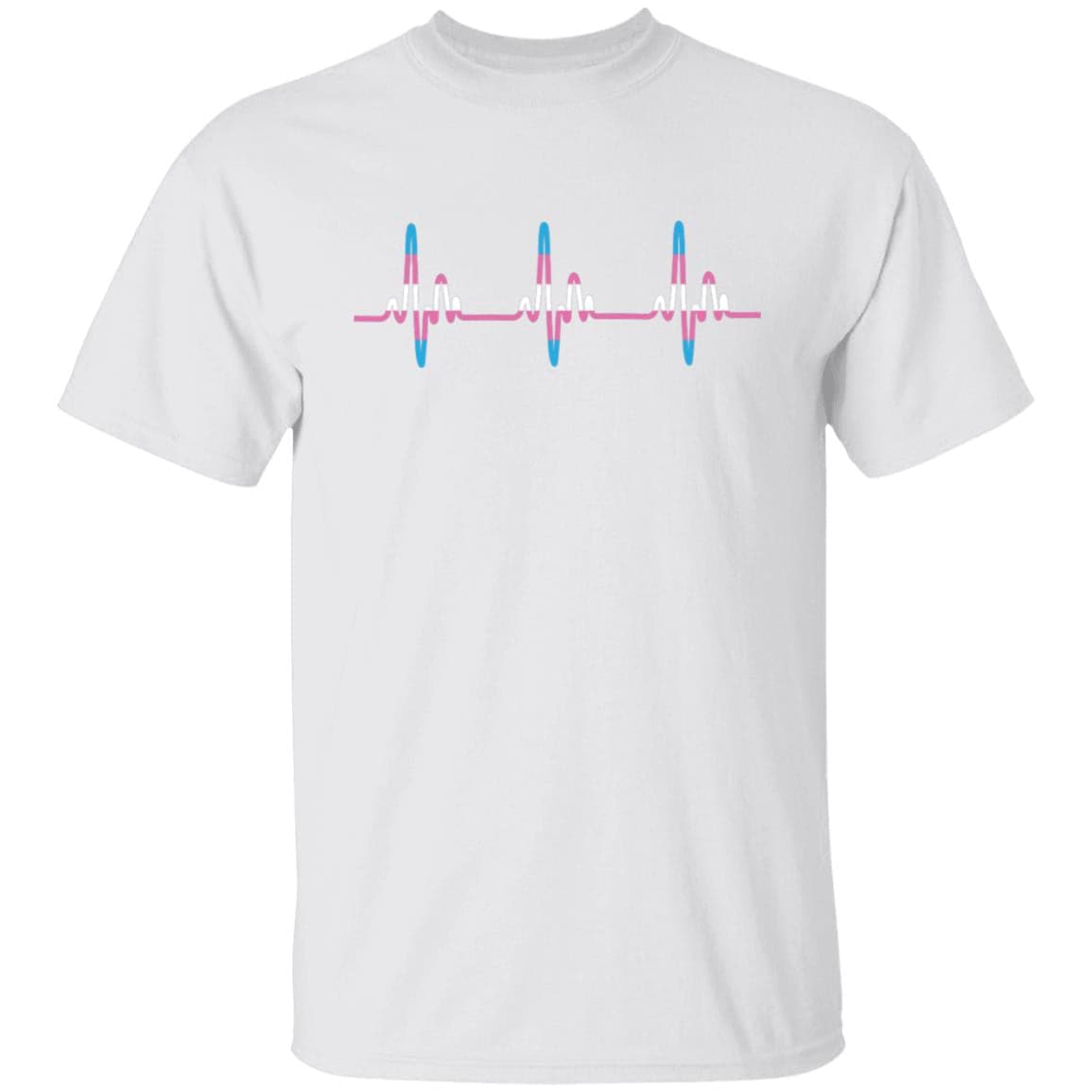 Trans Heartbeat T-Shirt - PrideBooth
