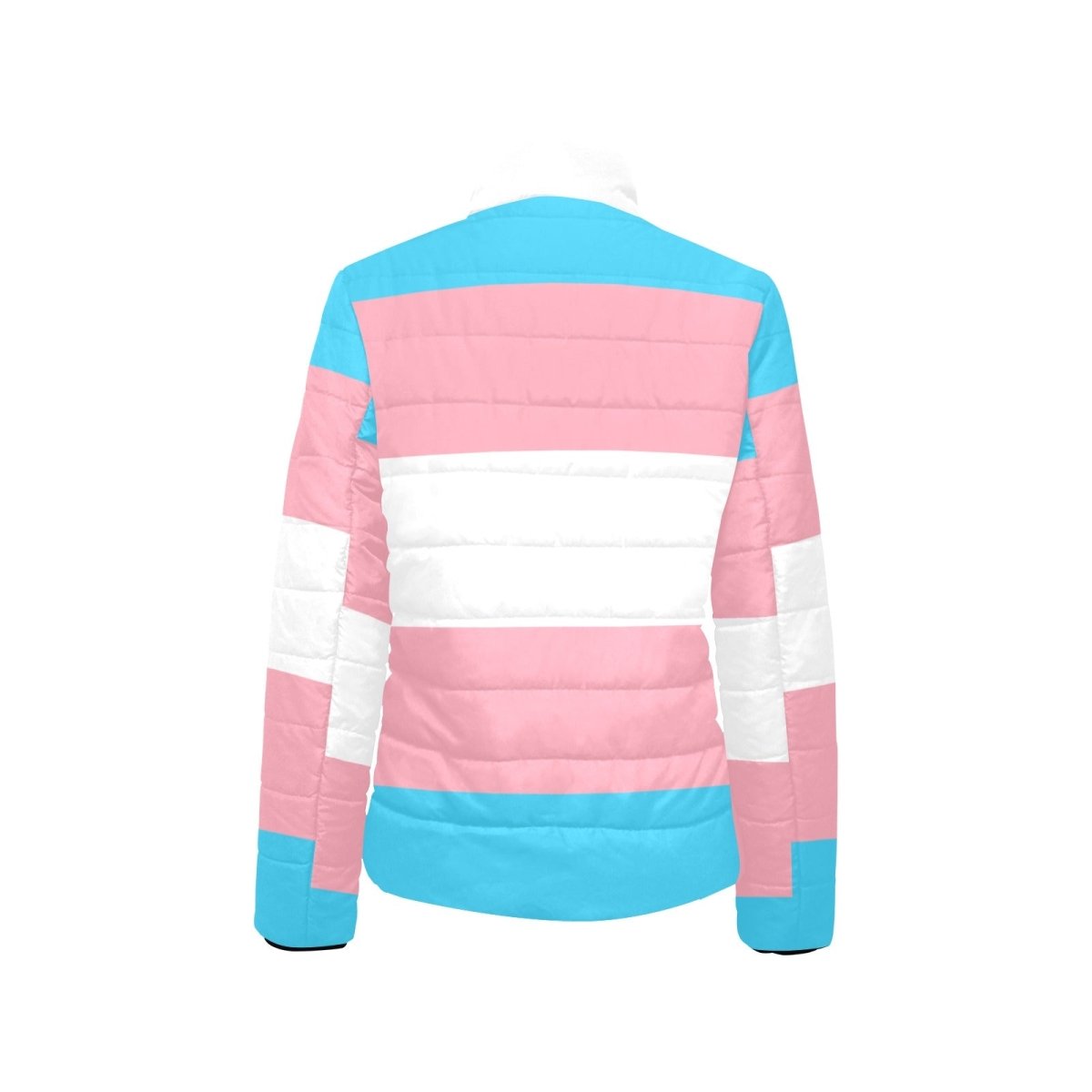 Trans Stand Collar Padded Jacket (Women's-Model H41) - PrideBooth